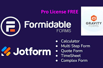 create formidable forms gravity forms jotfrom