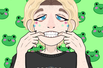draw a custom cartoon avatar for you