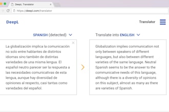 translator and transcriptor, the best quality guaranteed