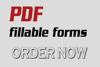 create fillable PDF form