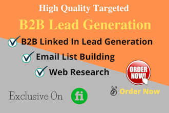 provide b2b lead generation for potential sales
