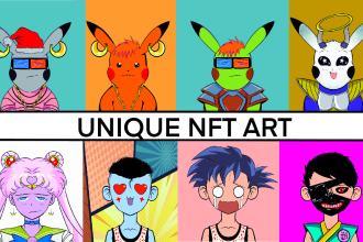 create up to 10k unique nft collection with metadata
