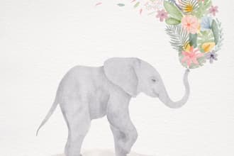 create animal illustration, pet portrait