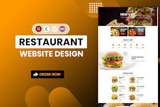 design cafe, restaurant, online order, reservation, bakery, coffee shop website