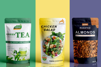 do food packaging, myler bag, botel label, pouch design