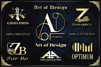 design professional monogram logo with unlimited revision