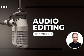 do audio editing and professional sound improvement