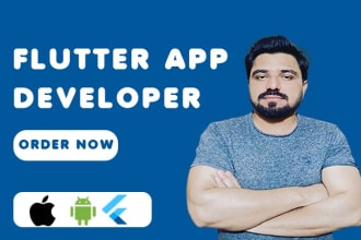 be your flutter developer for ios and android flutter app development