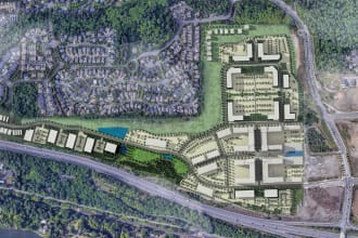 make site plan, masterplan, landscape render in 2d or 3d