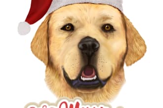draw your dog in semirealist style
