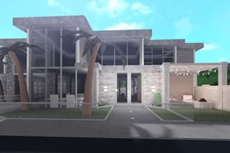 make a house or cafe for you on bloxburg