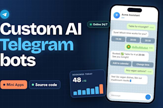 create telegram bot and do marketing for you