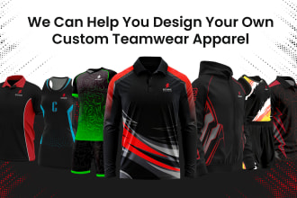 design a full print sublimation jersey or apparel