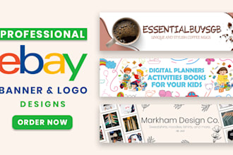 design professional ebay banner or website banner and ebay logo