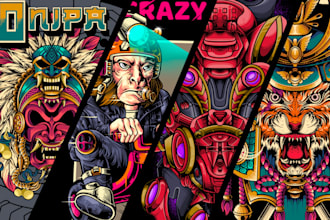 draw awesome illustrations for your brand in my style