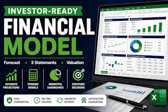 build financial projections and financial model