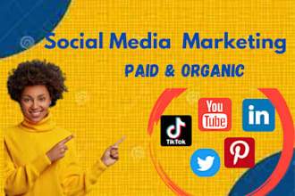 provide you organic and paid social media marketing