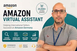 be your amazon germany virtual assistant and account manager