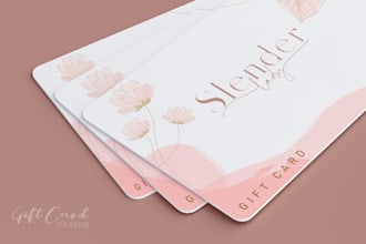 design a unique gift card