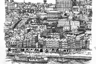 illustrate  cityscape, architecture, landscape for you