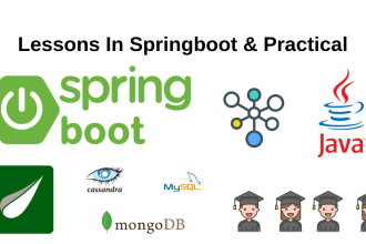 do lessons in spring boot with practical
