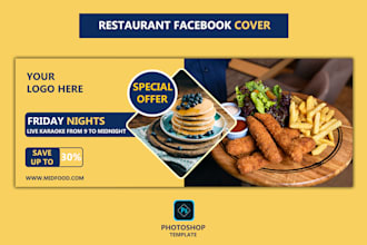 create a modern cover photo and banner design for facebook, twitter, linkedin