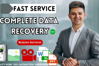 find a complete data recovery of all files, photos, videos