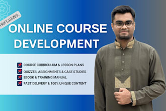 create your online course content with excellent curriculum