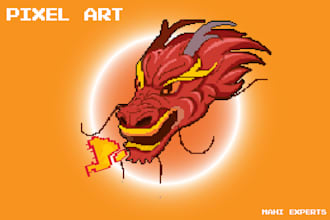 nft pixel art to generate collection of nft