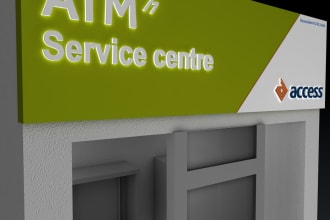 create 3d rendering of your signage proposal