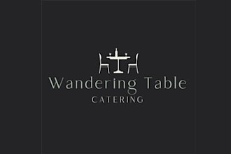 design a modern  sophisticated logo for a catering company