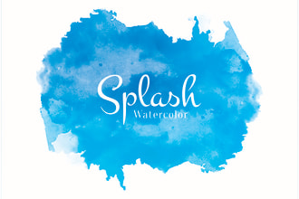 design professional custom water color logo icon favicon