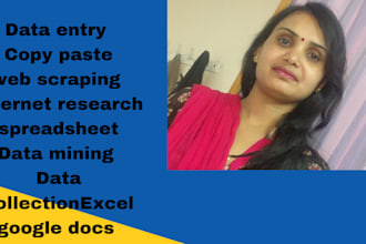 do fastest data entry in one day, internet research