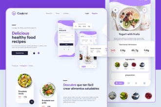 design modern and professional website