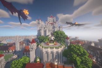 build or recreate any castle, city or structure in minecraft