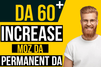 increase moz da domain authority 60 plus