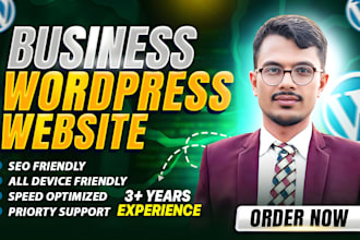 build business website in wordpress