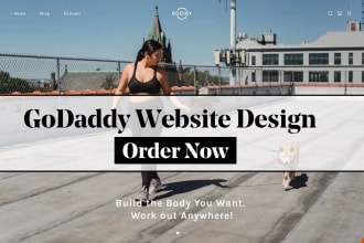 design a godaddy website development for you