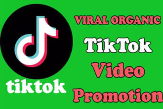 organically grow and promote your tiktok account to 1m fans