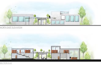 render your 2d architectural drawings