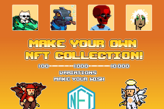 make nft pixel art design and collection that sells