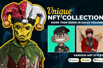 draw and generate nft art collection