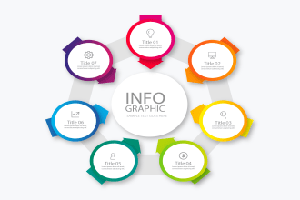design infographic flow chart or diagrams in illustrator