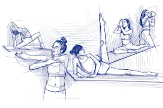 draw rough pencil sketch