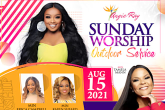 create exceptional church and social media flyer