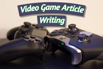 write engaging video game content