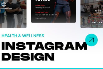 design health and wellness instagram posts