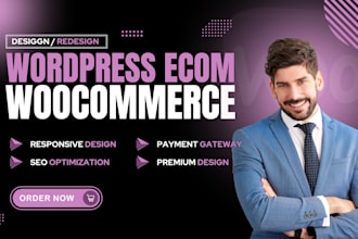 develop an ecommerce website using wordpress woocommerce