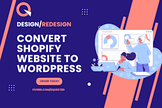convert shopify website to wordpress