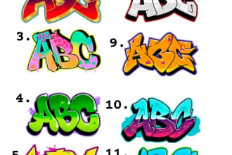 do for your name step by step graffiti design